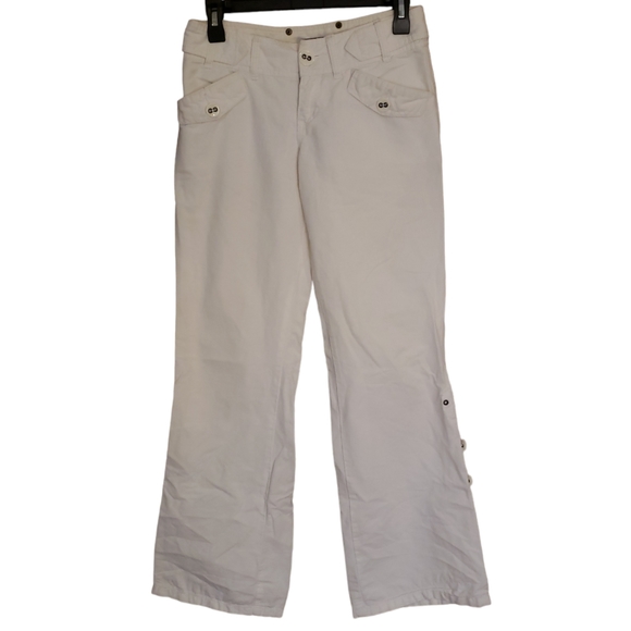 Mexx Women's Size 2 Flared White Jeans - Picture 2 of 7